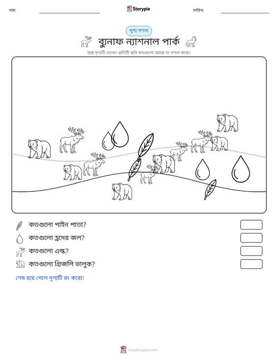 গণনা দৃশ্য