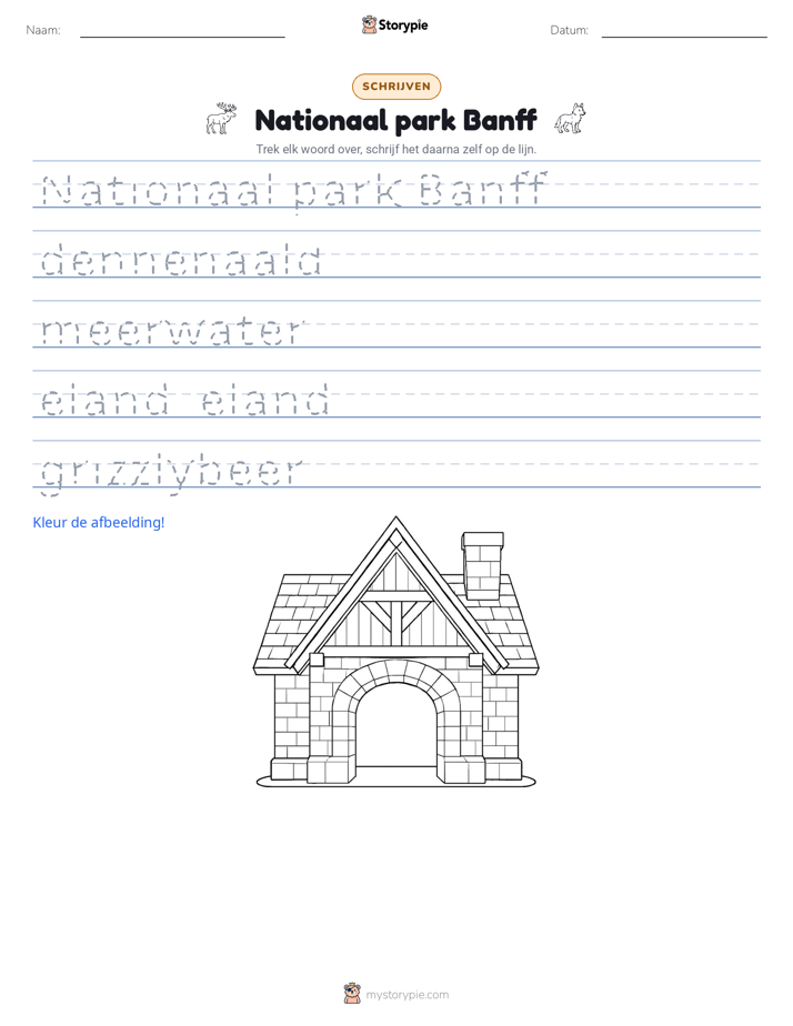 Schrijf Oefening