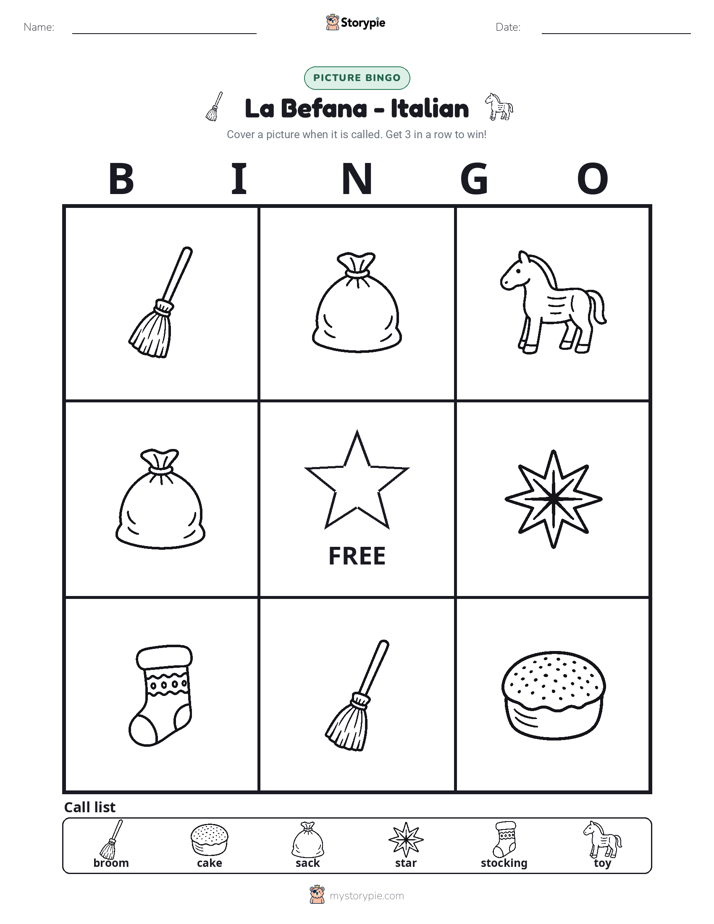 Picture Bingo