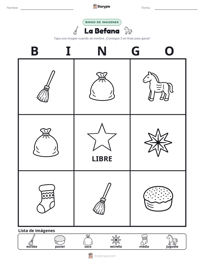 Bingo de Imágenes