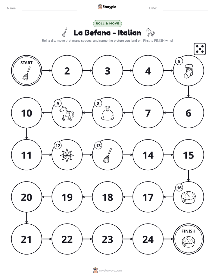 Roll & Move Game