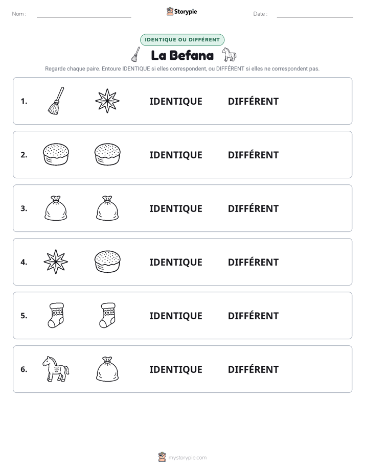 Identique ou Différent