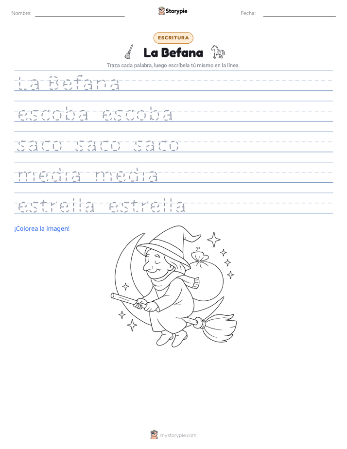 Práctica de Escritura