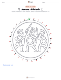 Aeneas - Römisch druckbare Arbeitsblatt Vorschau