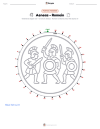 Aeneas - Romein afdrukbare werkblad voorbeeld