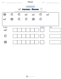 Aeneas - Roman printable worksheet preview