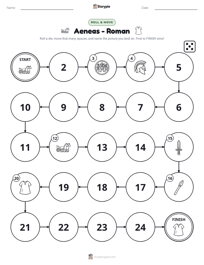 Roll & Move Game