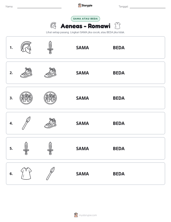 Sama atau Berbeda