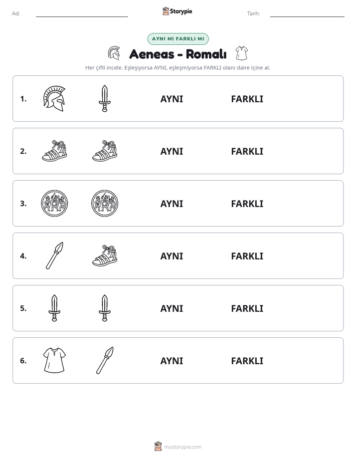 Aynı mı Farklı mı