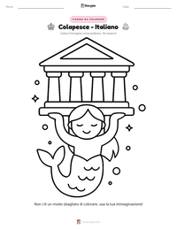 Anteprima della scheda stampabile di Colapesce - Italiano
