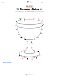 Colapesce - Italian printable worksheet preview