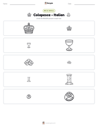 Colapesce - Italian printable worksheet preview