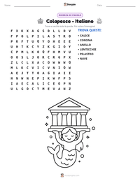 Anteprima della scheda stampabile di Colapesce - Italiano