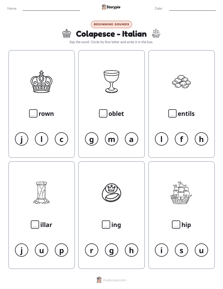 Beginning Sounds