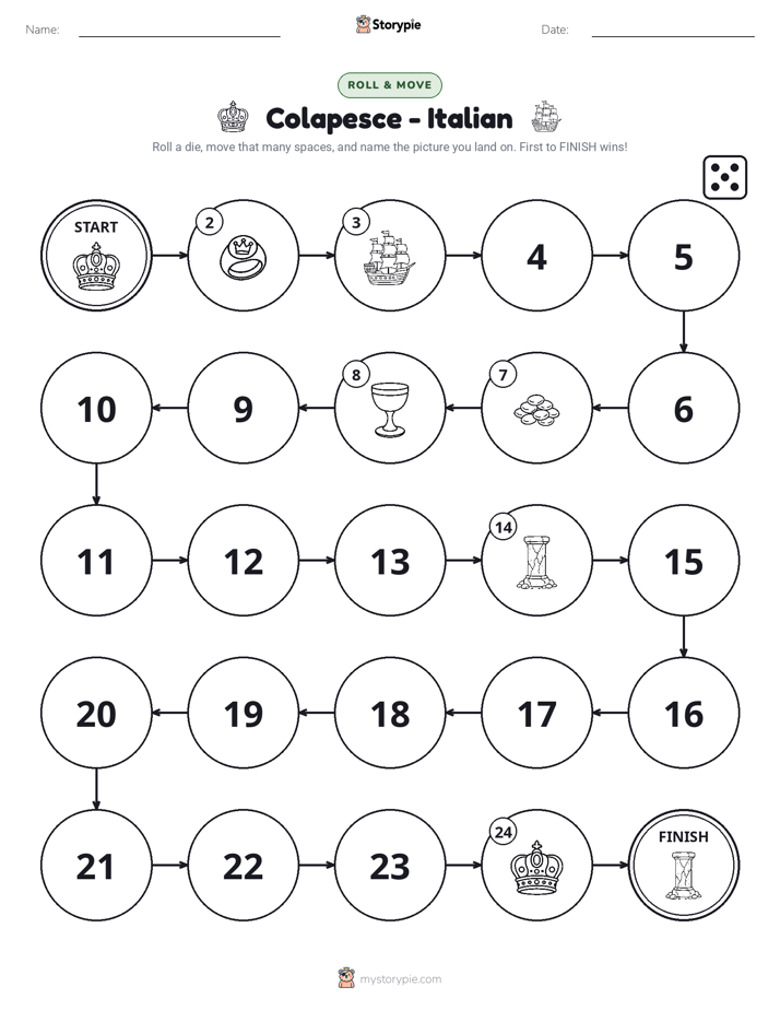 Roll & Move Game