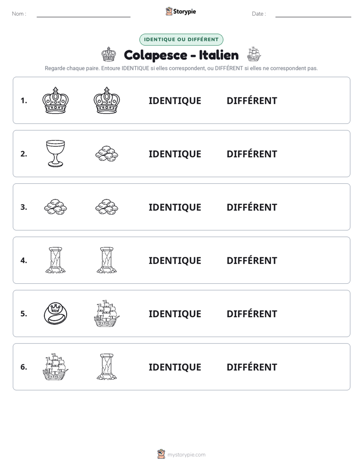 Identique ou Différent