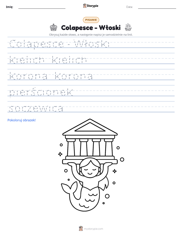 Ćwiczenie Pisania