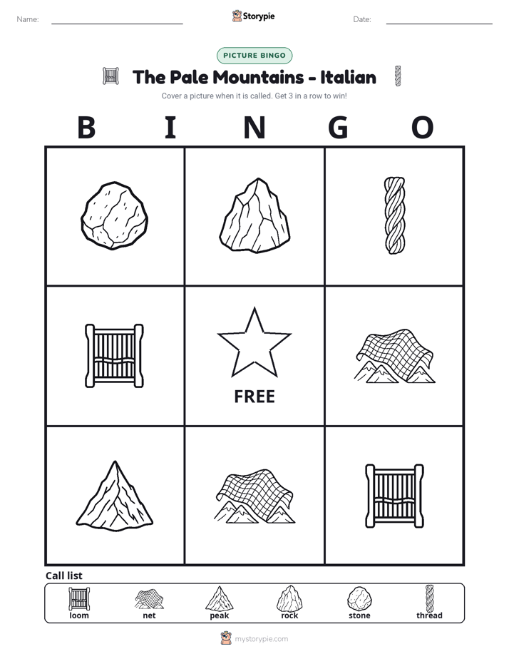 Picture Bingo