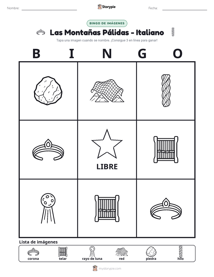 Bingo de Imágenes
