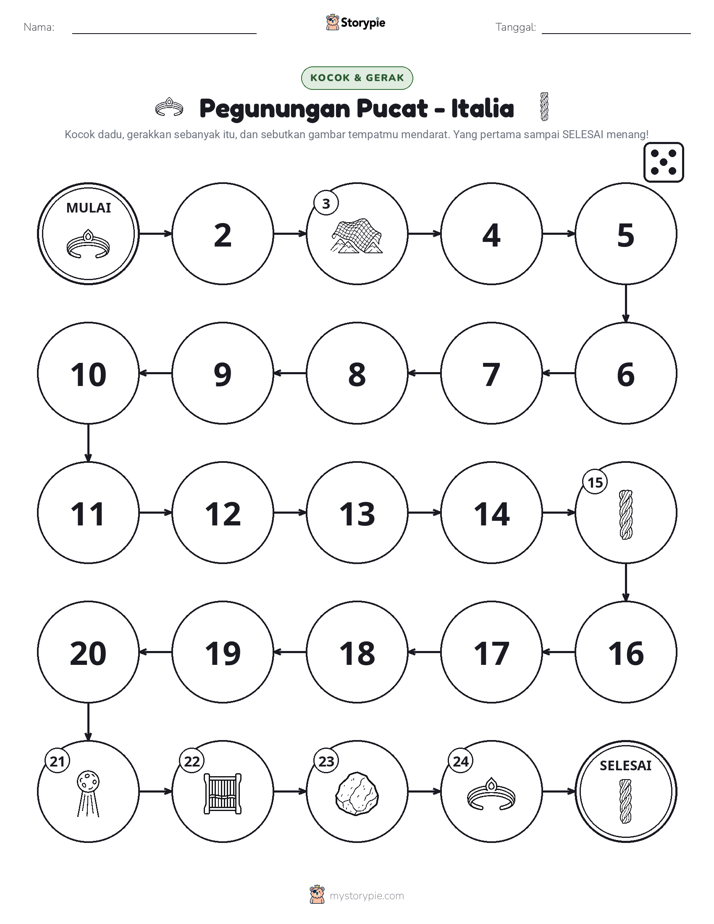 Permainan Gulung & Pindah