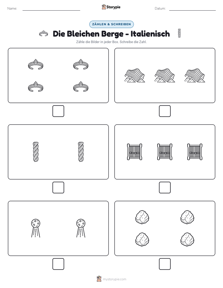 Zählen & Schreiben