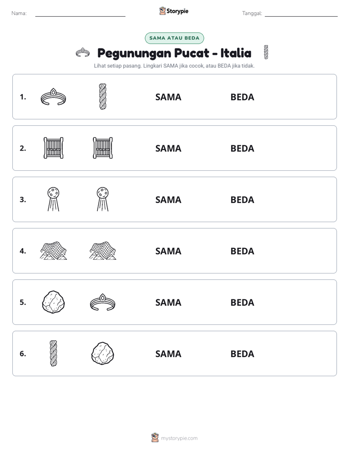 Sama atau Berbeda