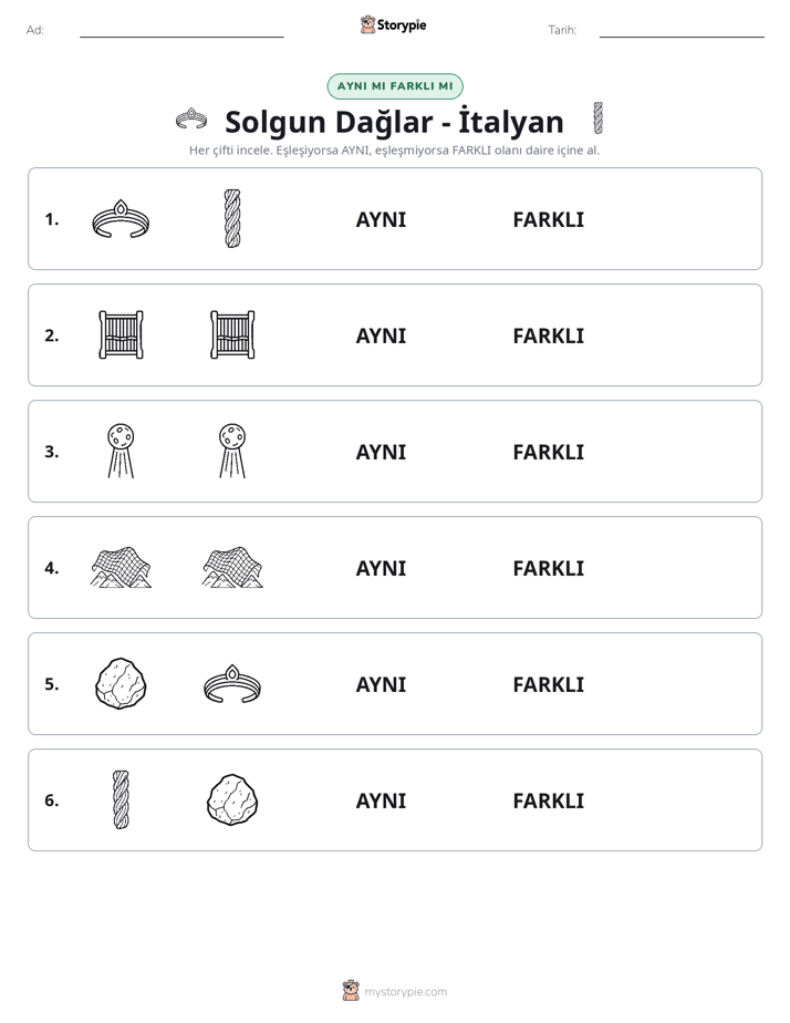 Aynı mı Farklı mı