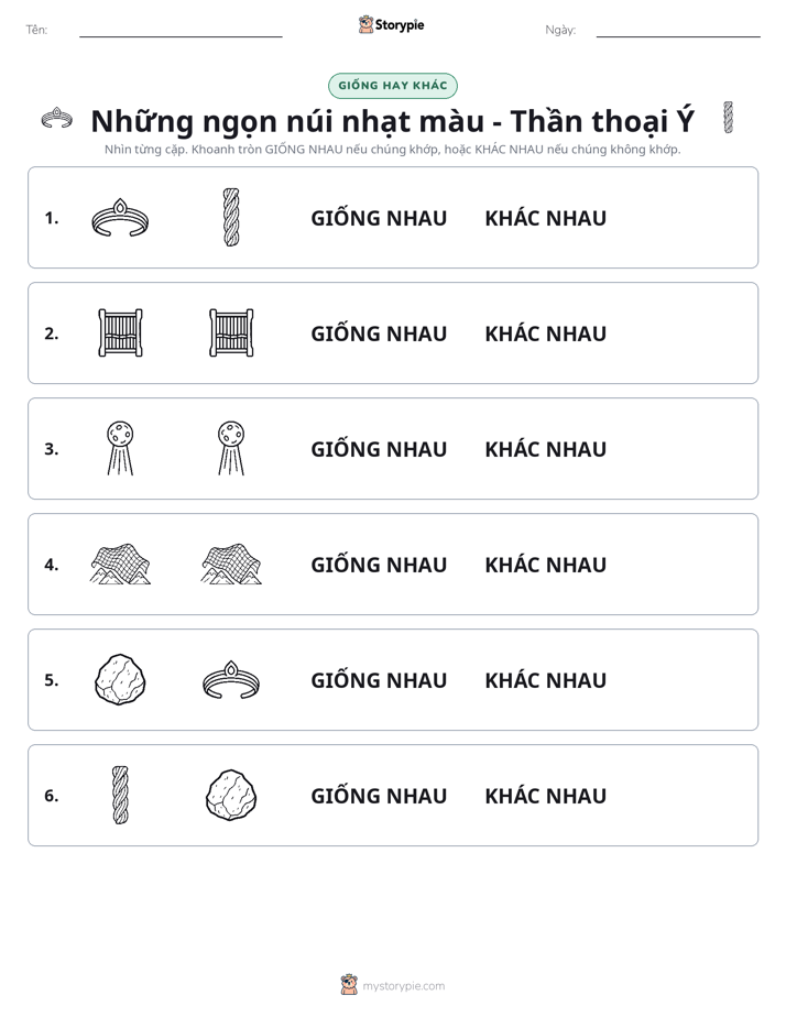 Giống Hay Khác