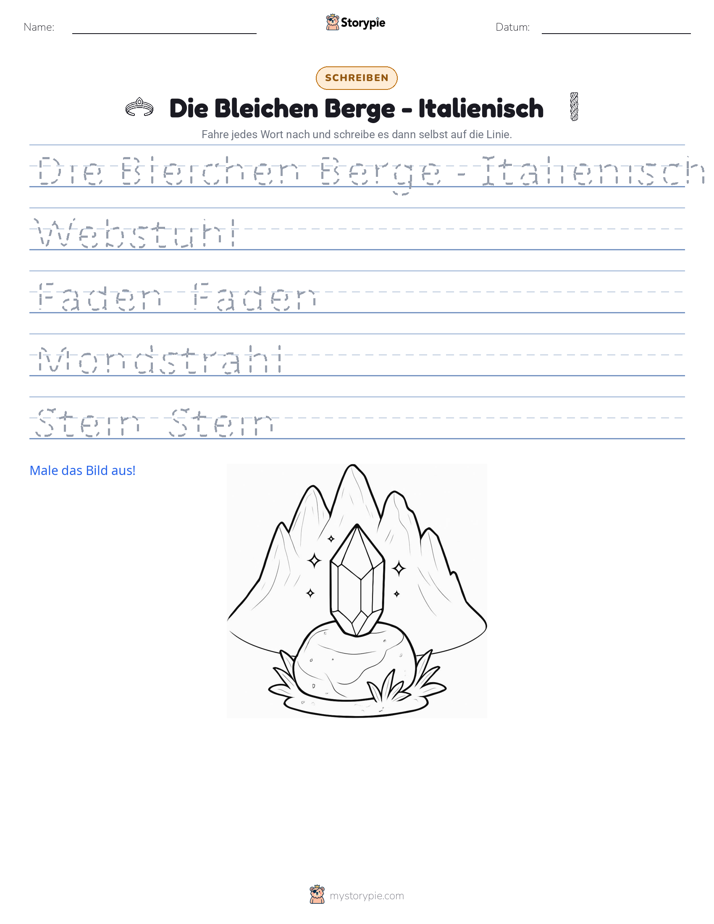 Schreibübung