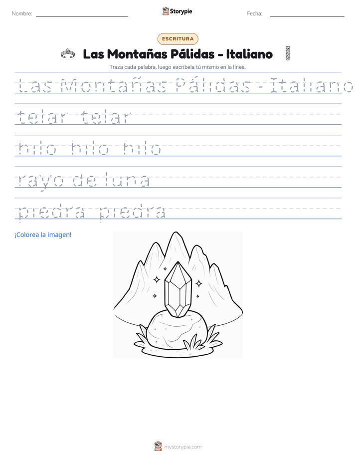 Práctica de Escritura