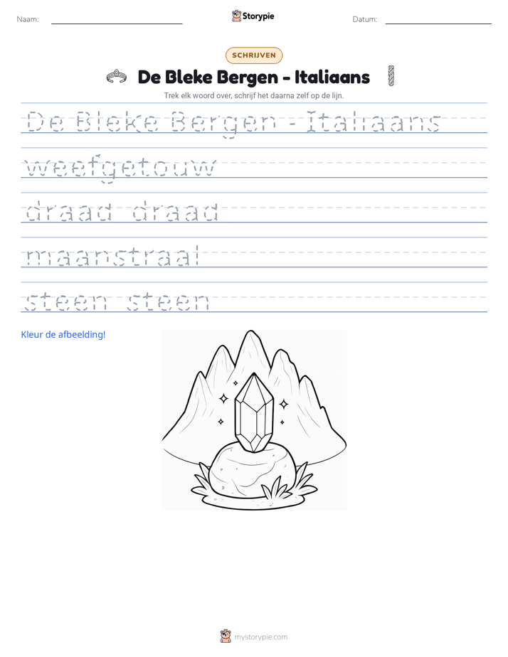 Schrijf Oefening