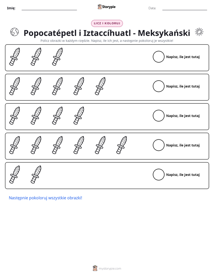 Liczenie i Kolorowanie