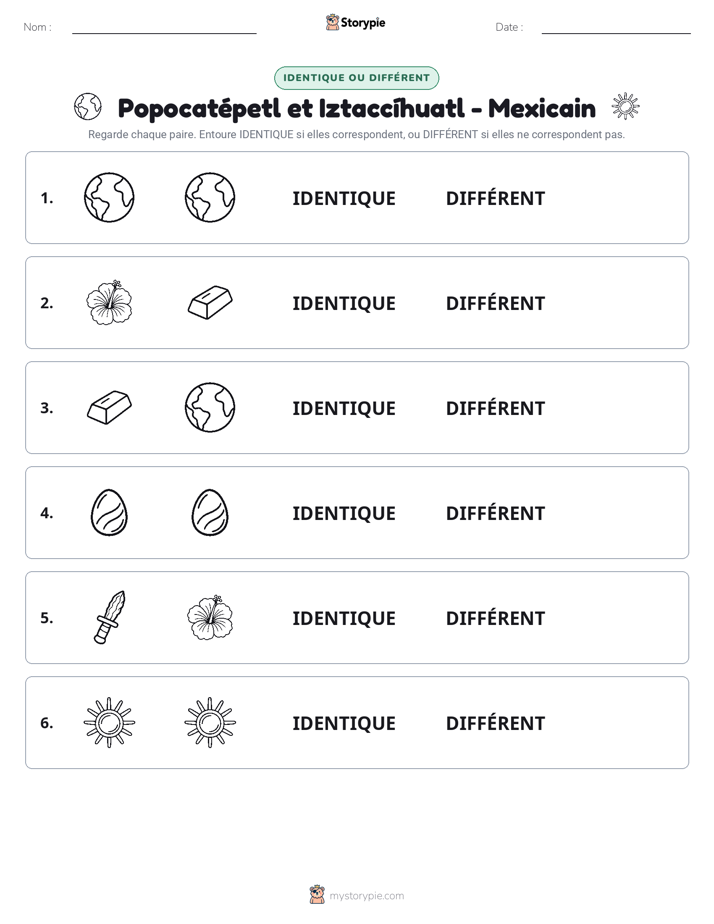 Identique ou Différent