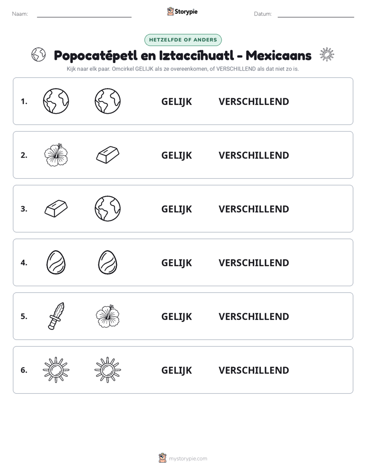 Zelfde of Verschillend