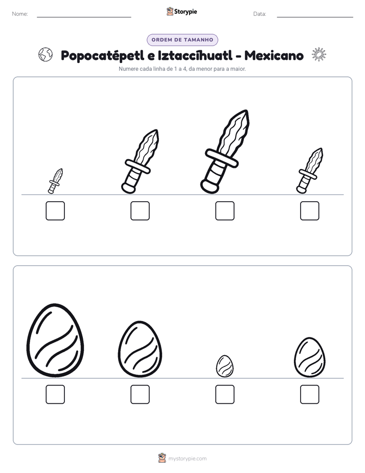 Ordem de Tamanho