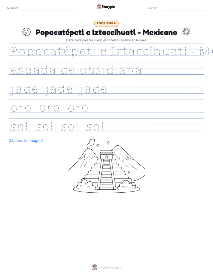 Práctica de Escritura