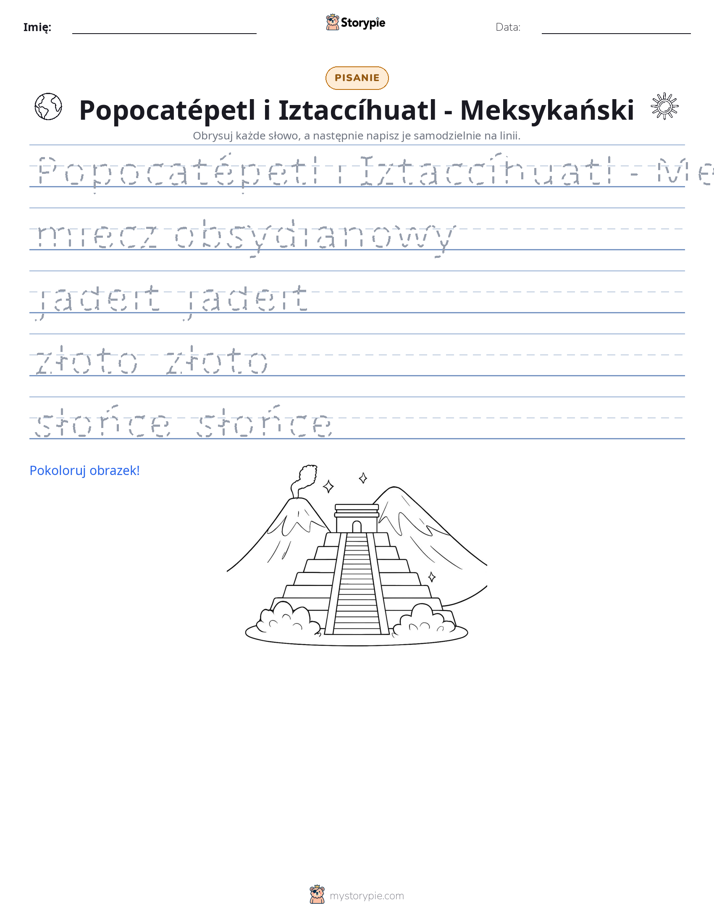 Ćwiczenie Pisania