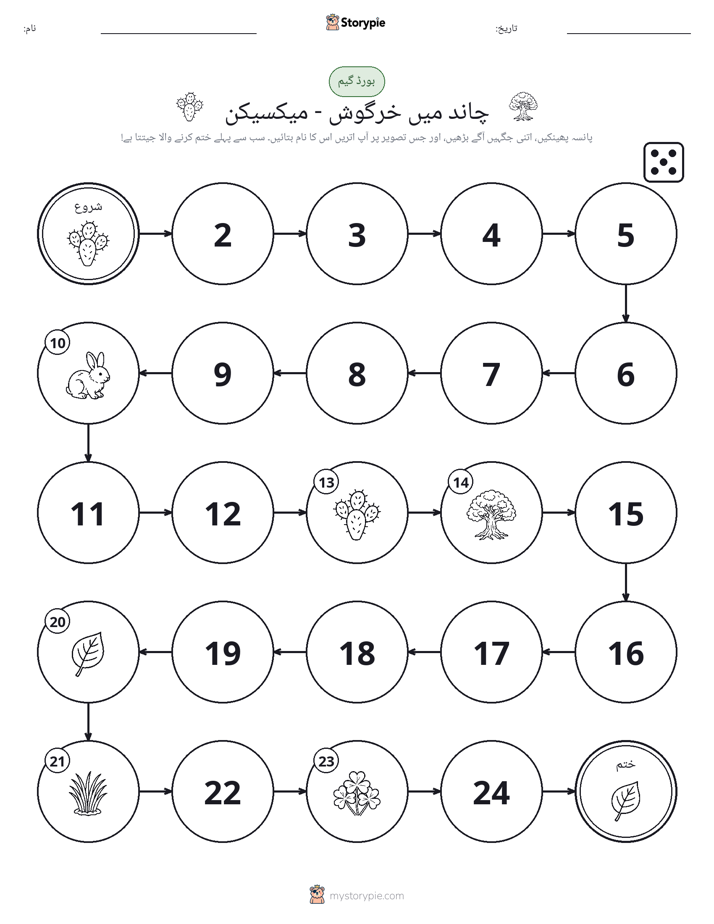 رول اور منتقل کریں کھیل