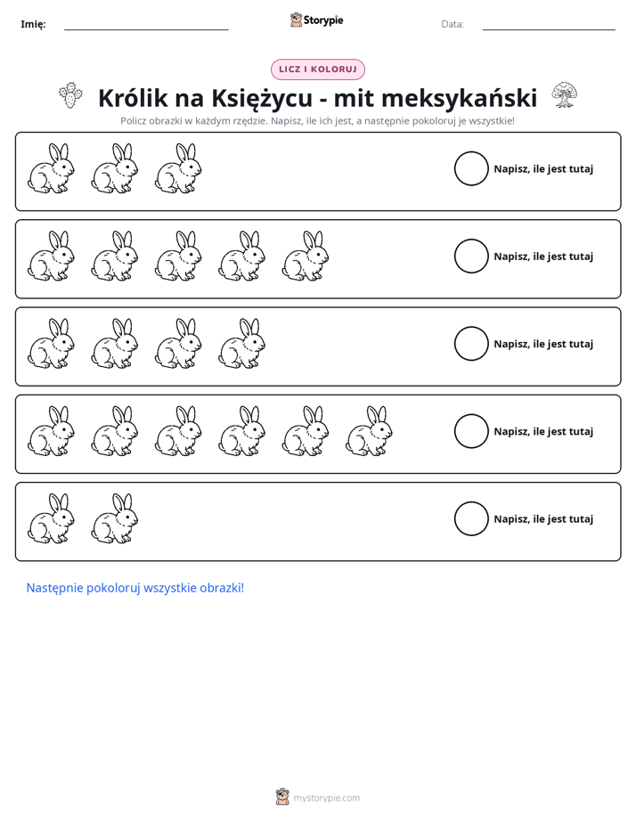 Liczenie i Kolorowanie