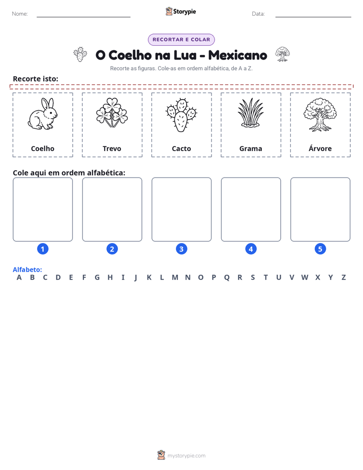 Recortar & Colar Alfabeto