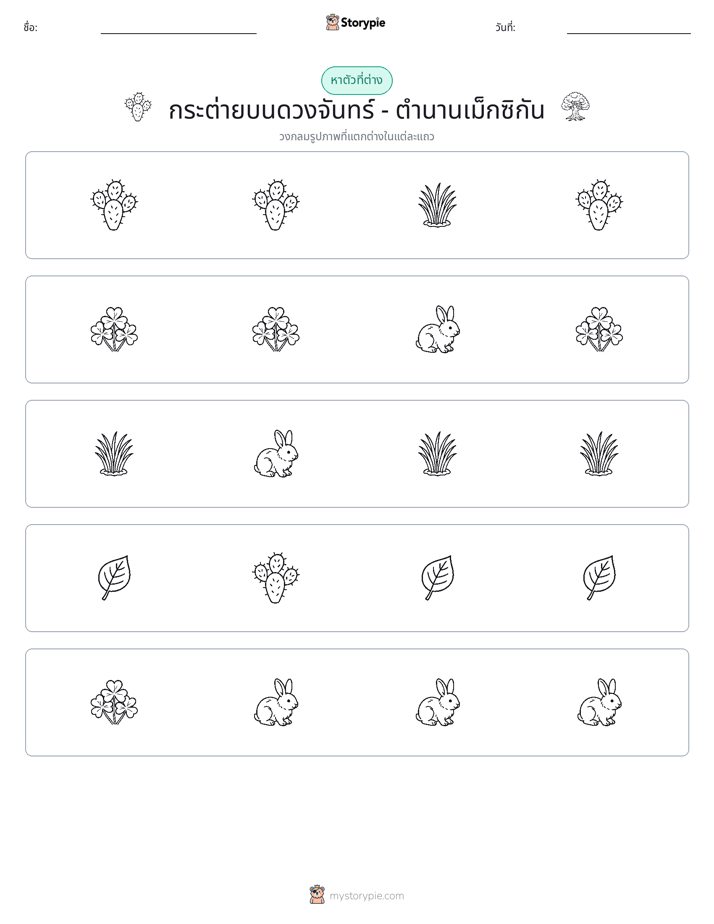 ตัวที่แตกต่าง