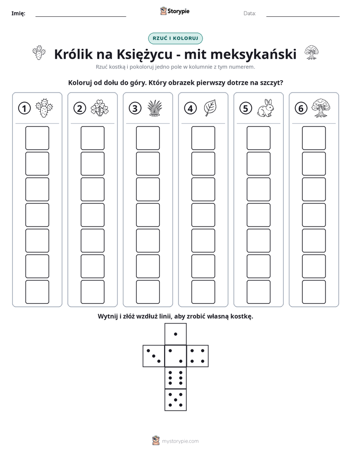 Rzuć i koloruj