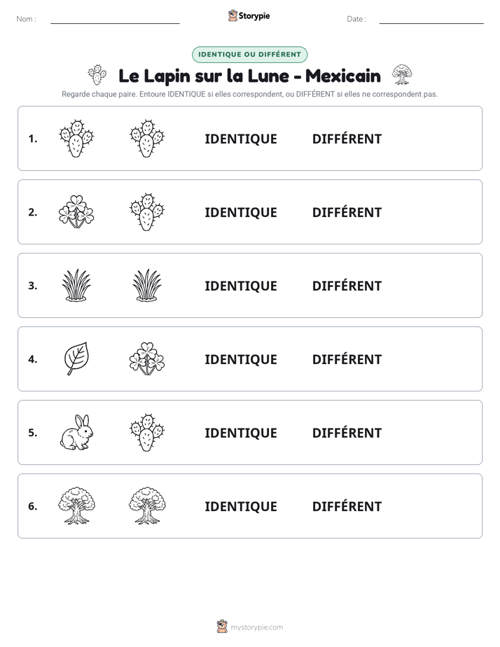 Identique ou Différent