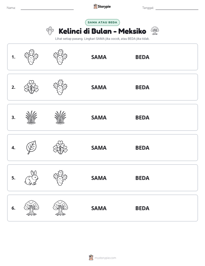 Sama atau Berbeda