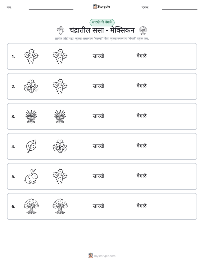 समान की भिन्न