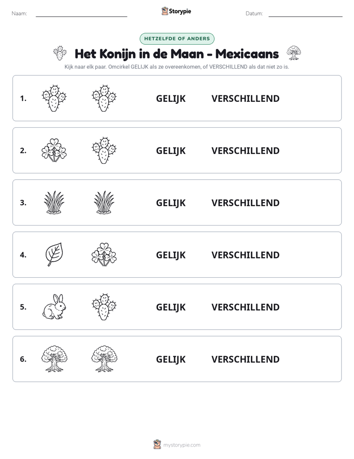 Zelfde of Verschillend