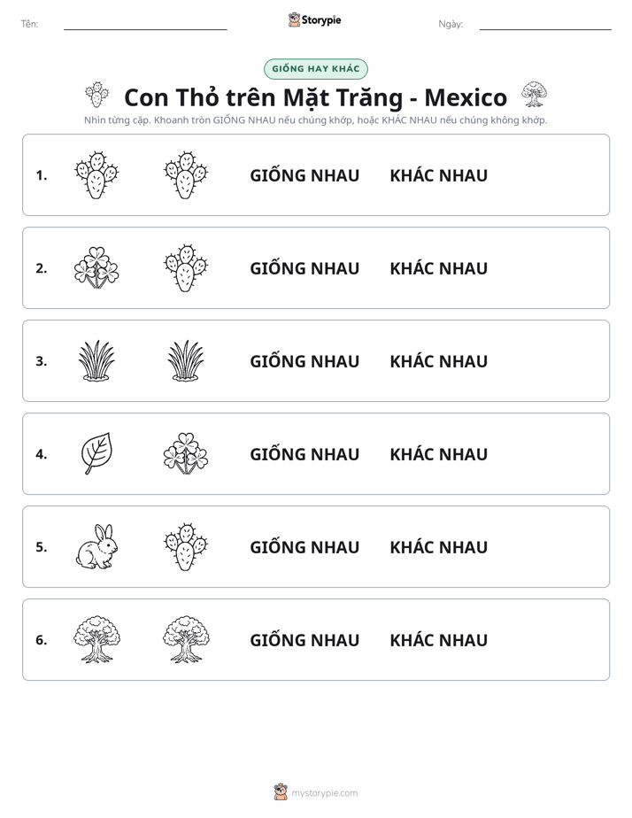 Giống Hay Khác