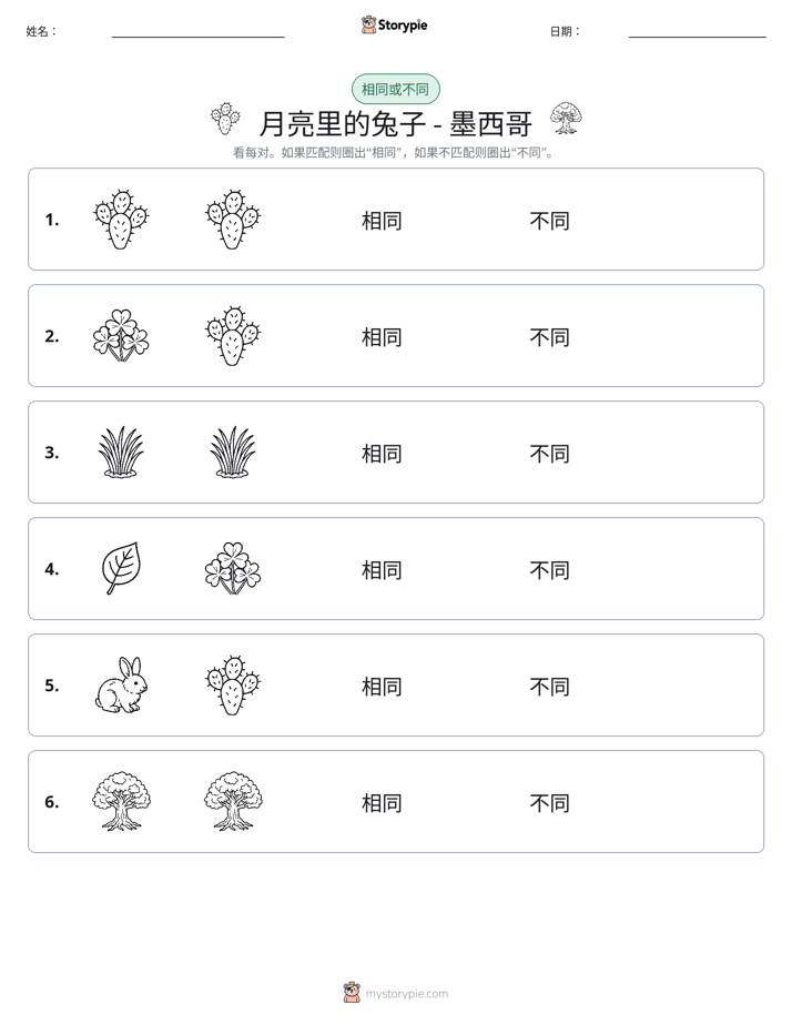 相同或不同