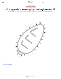 Podgląd drukowalnego arkusza ćwiczeń Legenda o kukurydzy - meksykańska