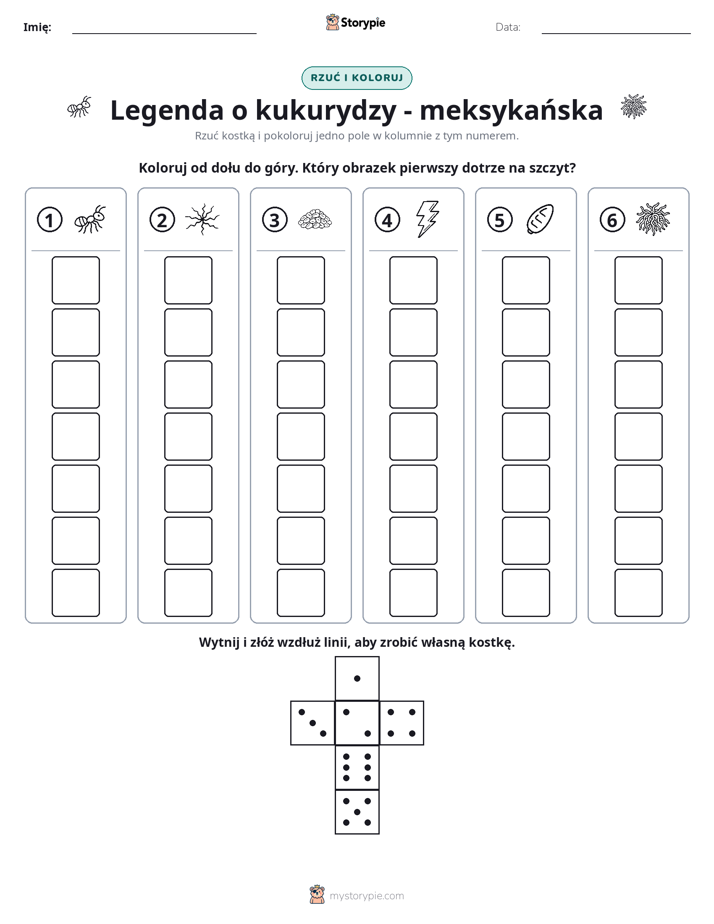 Rzuć i koloruj